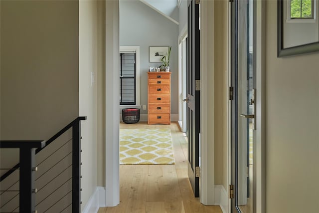 20 Paye Ave, Beacon, NY 12508 - hall featuring light wood finished floors and lofted ceiling