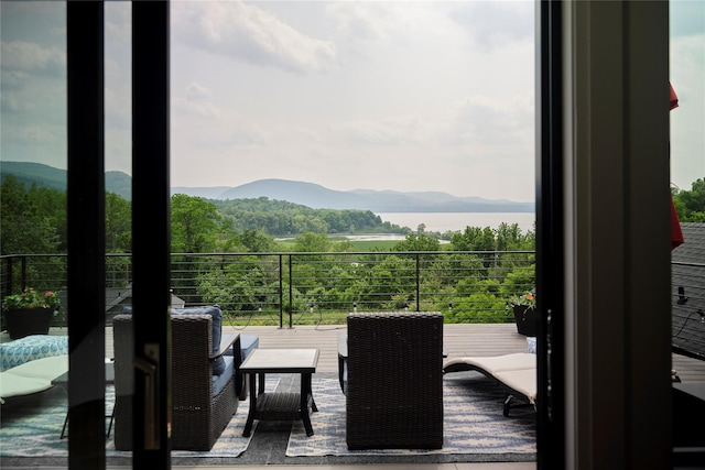 20 Paye Ave, Beacon, NY 12508 - balcony featuring a water and mountain view