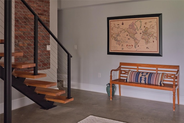 20 Paye Ave, Beacon, NY 12508 - stairway with concrete floors and baseboards