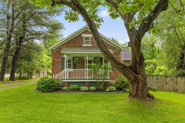342-344 Van Wagner Rd, Poughkeepsie, NY 12603 - view of front of house featuring a porch and brick siding