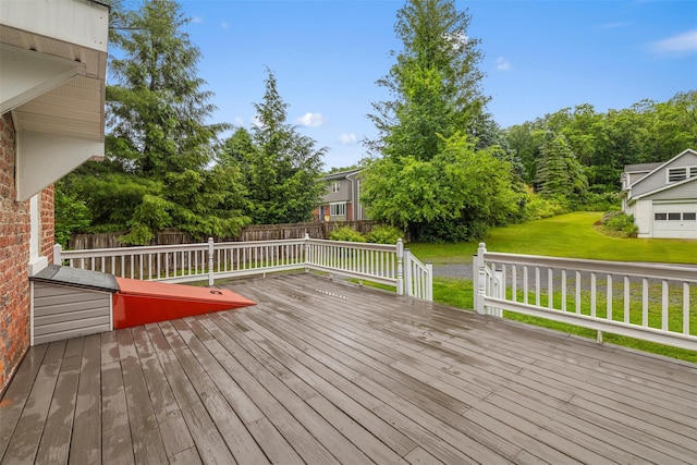 342-344 Van Wagner Rd, Poughkeepsie, NY 12603 - view of wooden deck
