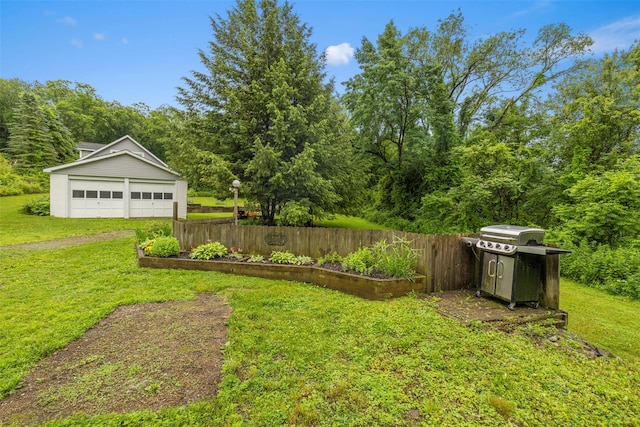 342-344 Van Wagner Rd, Poughkeepsie, NY 12603 - view of yard featuring a garage