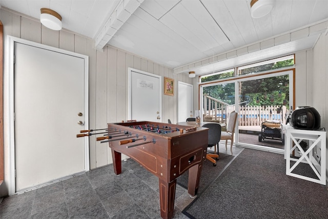 11 Beverly Ln, Peekskill, NY 10566 - rec room featuring wooden walls