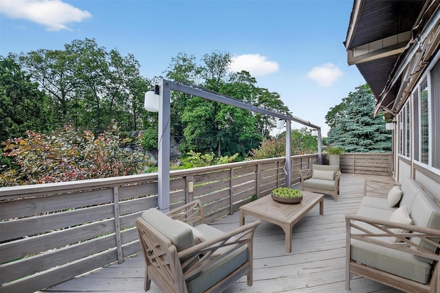 11 Beverly Ln, Peekskill, NY 10566 - view of wooden deck