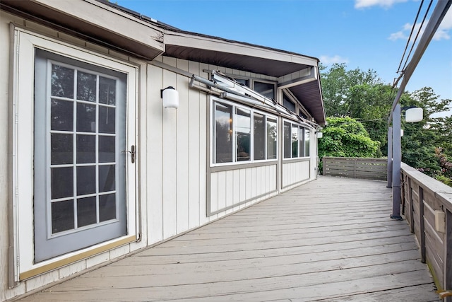 11 Beverly Ln, Peekskill, NY 10566 - view of wooden deck