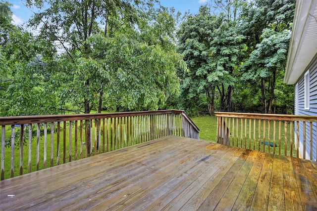 7 Jorge Ln, Wallkill, NY 12589 - wooden deck with a yard