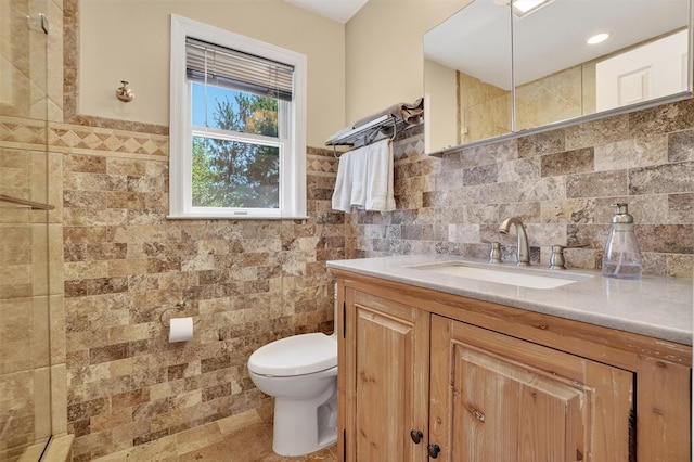 34 Winter Hill Rd, Tuckahoe, NY 10707 - bathroom with vanity and tile walls