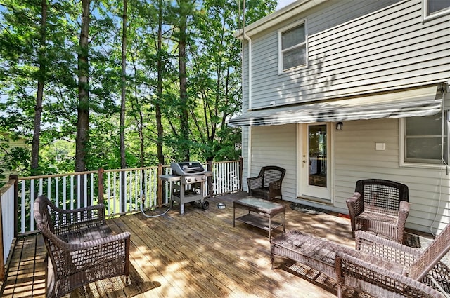 34 Winter Hill Rd, Tuckahoe, NY 10707 - wooden deck featuring grilling area