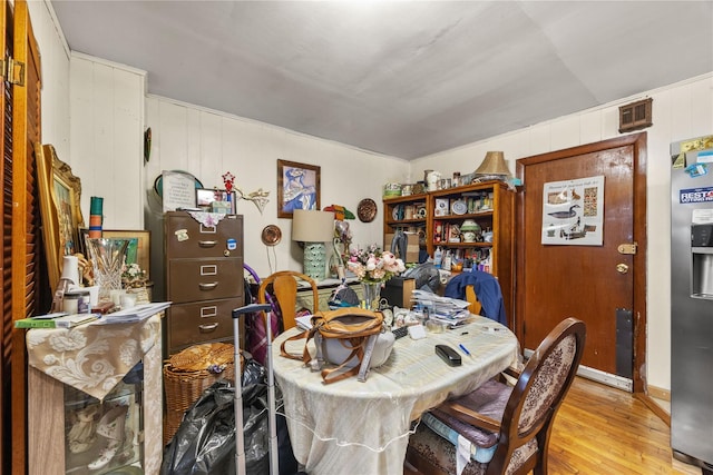 1112 Saint Lawrence Ave Front, Front, Bronx, NY 10472 - dining room featuring light wood finished floors