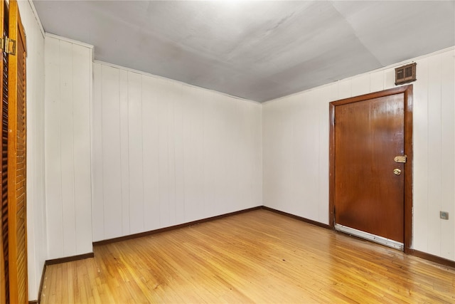 1112 Saint Lawrence Ave Front, Front, Bronx, NY 10472 - spare room featuring light wood-style flooring and baseboards