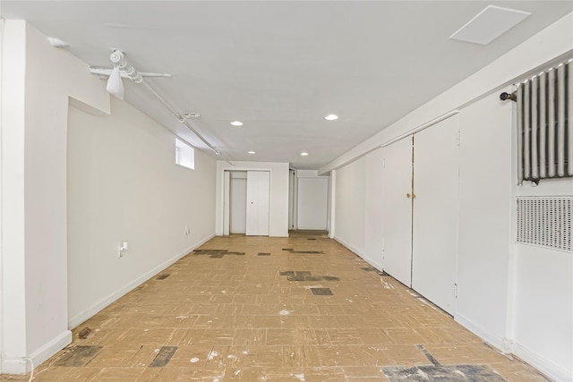 22 King Ave, Yonkers, NY 10704 - basement with recessed lighting and light flooring