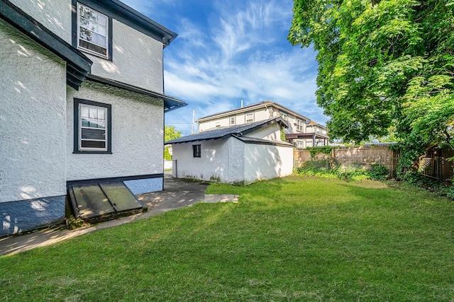 18803 Ilion Ave, Saint Albans, NY 11412 - fenced backyard with an outbuilding