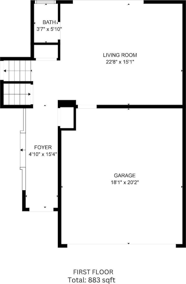 1096 Pearl St, North Woodmere, NY 11581 - view of floor plan / room layout