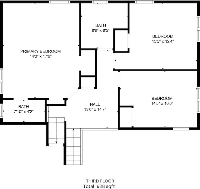 1096 Pearl St, North Woodmere, NY 11581 - view of property floor plan