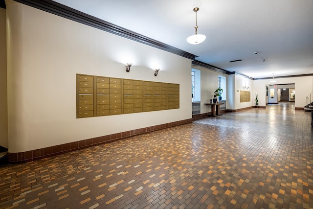 601 Pelham Pkwy N Unit 516, Bronx, NY 10467 - community lobby featuring crown molding