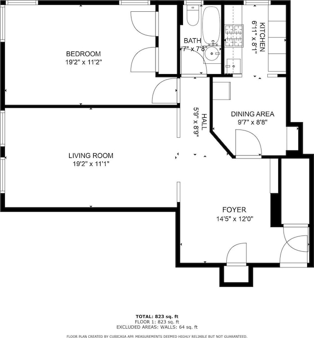 601 Pelham Pkwy N Unit 516, Bronx, NY 10467 - view of home floor plan