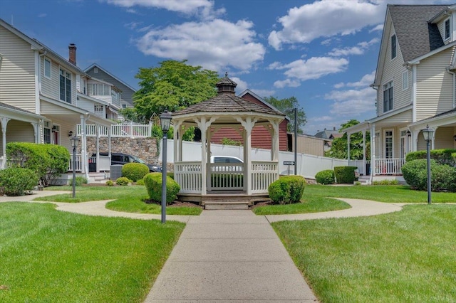 19 Olivia St Unit 5, Port Chester, NY 10573 - view of home's community with a gazebo and a residential view