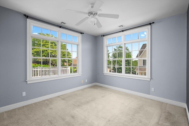19 Olivia St Unit 5, Port Chester, NY 10573 - empty room with carpet flooring and ceiling fan