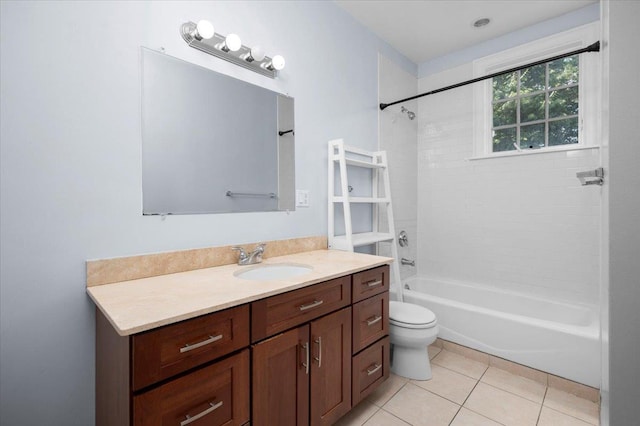 19 Olivia St Unit 5, Port Chester, NY 10573 - full bathroom featuring vanity, tile patterned floors, and tub / shower combination