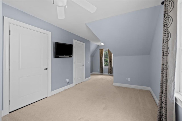 19 Olivia St Unit 5, Port Chester, NY 10573 - bonus room with carpet floors, lofted ceiling, and ceiling fan