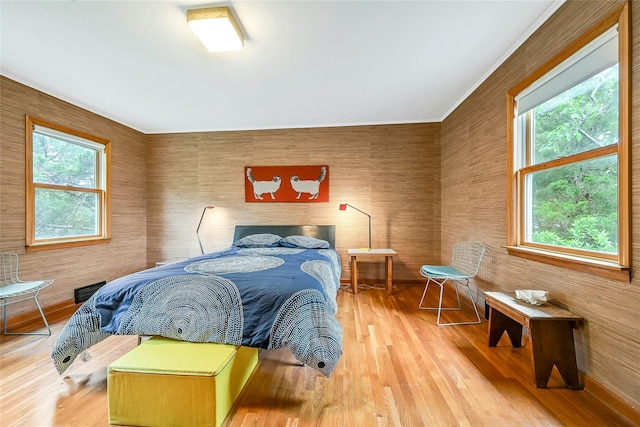 103 Harbor Beach Rd, Miller Place, NY 11764 - bedroom with wood finished floors and crown molding