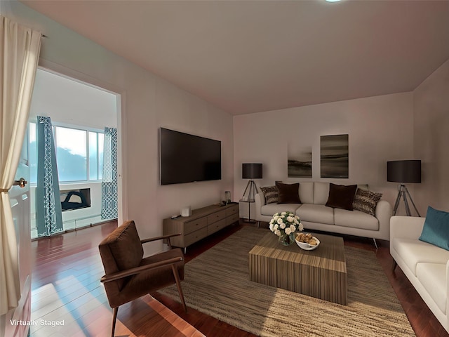 1811 123rd St Unit 4F, College Point, NY 11356 - living area with wood finished floors