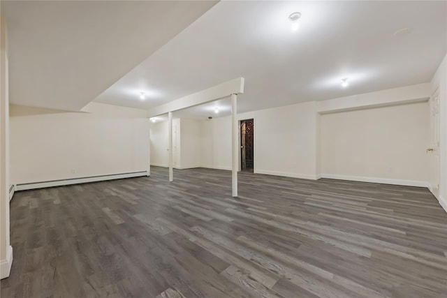 94 Hirst Rd, Briarcliff Manor, NY 10510 - finished below grade area featuring baseboard heating and wood finished floors