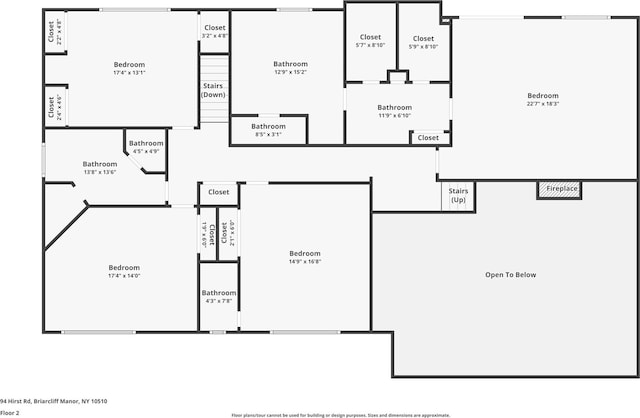 94 Hirst Rd, Briarcliff Manor, NY 10510 - view of room layout