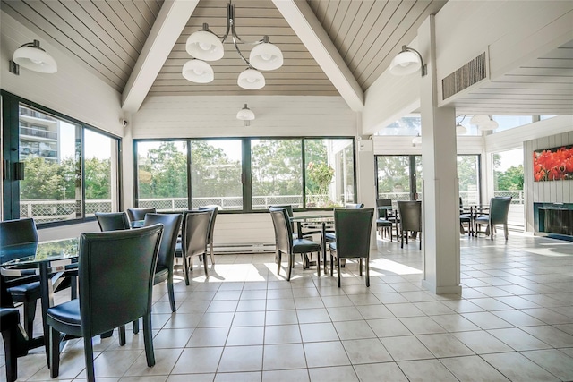 300 High Point Dr Unit 711, Hartsdale, NY 10530 - sunroom / solarium featuring healthy amount of natural light and baseboard heating