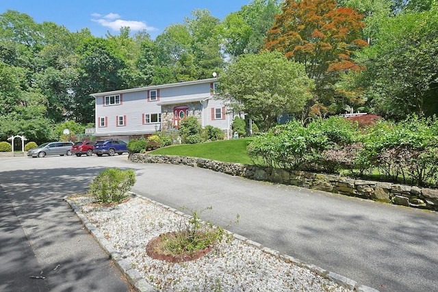 49 Nanny Hagen Rd, Thornwood, NY 10594 - view of front facade featuring asphalt driveway