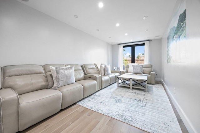 2539 48th St, Astoria, NY 11103 - living room with wood finished floors and recessed lighting
