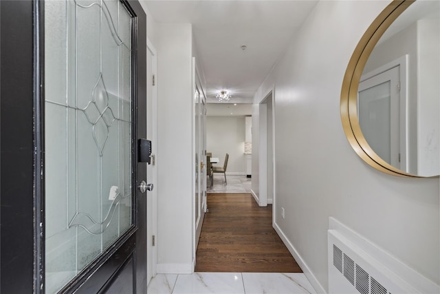 487 W Central Ave Unit 112, Spring Valley, NY 10977 - hall featuring baseboards and radiator