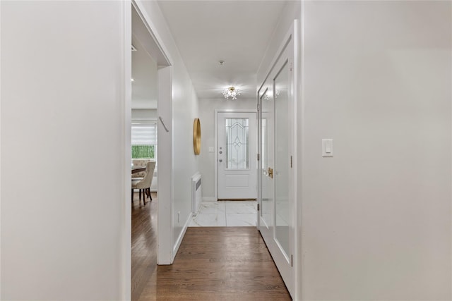 487 W Central Ave Unit 112, Spring Valley, NY 10977 - hallway featuring wood finished floors and baseboards