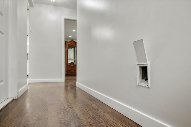 487 W Central Ave Unit 112, Spring Valley, NY 10977 - hall with wood finished floors and baseboards