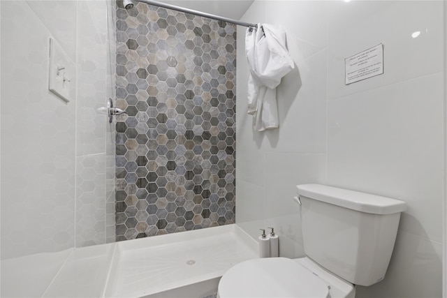 487 W Central Ave Unit 112, Spring Valley, NY 10977 - full bath featuring a shower stall and tile walls