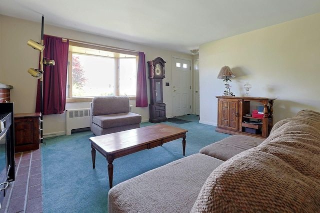 328 Willis Ave, Hawthorne, NY 10532 - living room with radiator and carpet