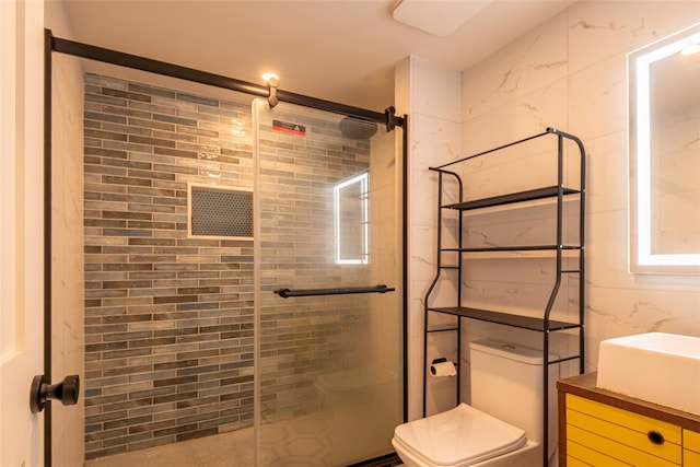 53 Vista Hill Rd, Great Neck, NY 11021 - bathroom featuring a shower stall and vanity