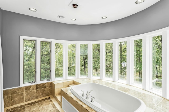 12 Orient Ave, Northport, NY 11768 - full bath featuring a bath and recessed lighting