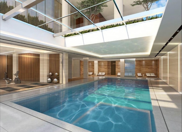 35-32 Leavitt St Ph I, Ph I, Flushing, NY 11354 - view of indoor pool