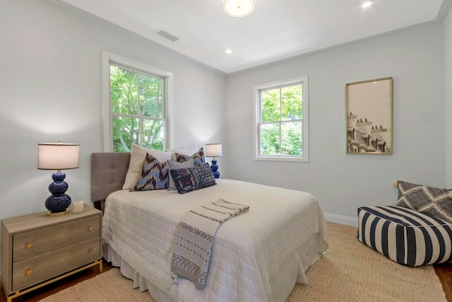 115 River Rd, Nyack, NY 10960 - bedroom featuring multiple windows and recessed lighting