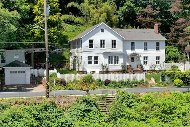 115 River Rd, Nyack, NY 10960 - view of front of property with a chimney