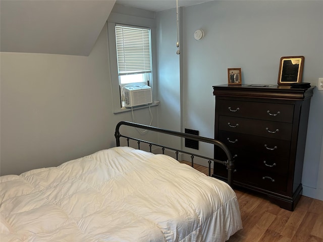 42 Columbia St, Poughkeepsie, NY 12601 - bedroom with wood finished floors and vaulted ceiling