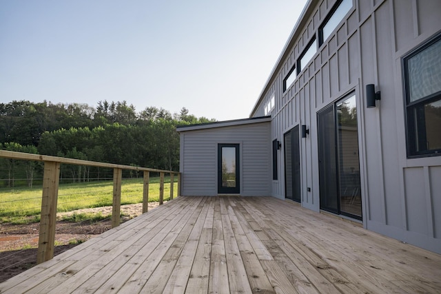 612 Beechwoods Rd, Callicoon, NY 12723 - view of wooden deck