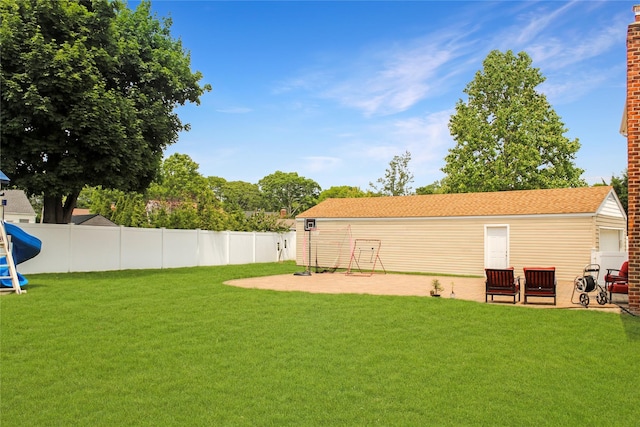 6 Robinhood Dr, East Islip, NY 11730 - view of yard with a patio
