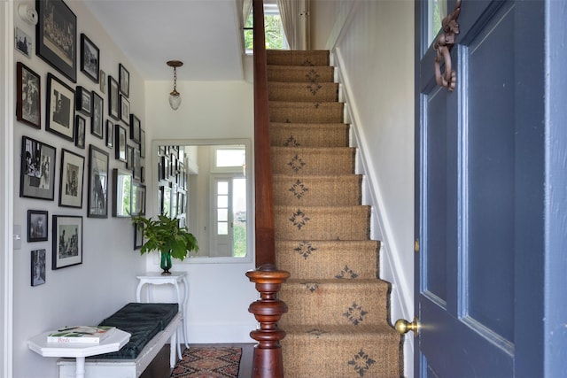 132 Decker, Ancram, NY 12502 - staircase featuring healthy amount of natural light
