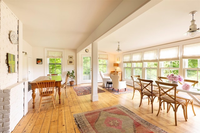 132 Decker, Ancram, NY 12502 - dining space with light wood-type flooring and plenty of natural light