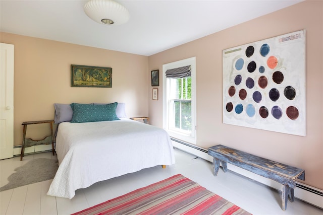 132 Decker Rd, Ancram, NY 12502 - bedroom with baseboard heating