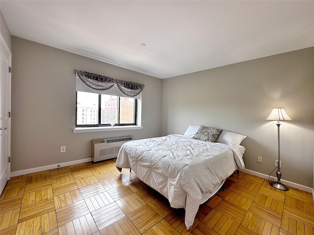 1600 Parkview Ave Unit 6A, Bronx, NY 10461 - bedroom featuring radiator and baseboards