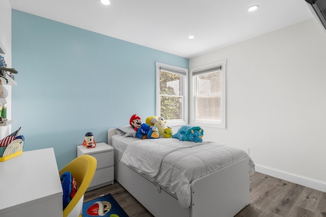 270 Farmers Ave, Lindenhurst, NY 11757 - bedroom with wood finished floors and recessed lighting