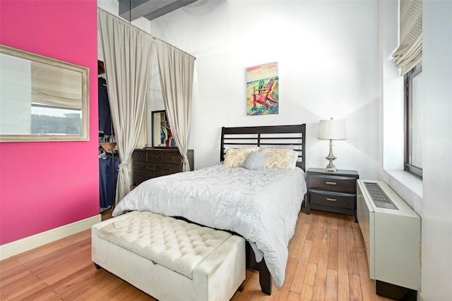 25 Leroy Pl Unit 508, New Rochelle, NY 10805 - bedroom featuring wood-type flooring and multiple windows